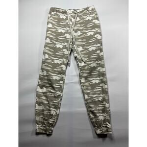 True Religion Women's Gray White Camouflage Jogger Pants - Size XS (26x26)